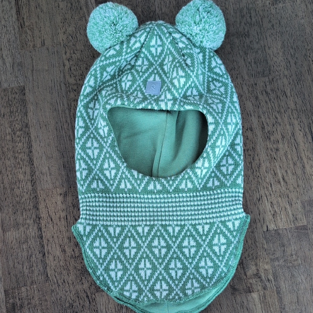 Reima Merino Wool Balaclava With Pompoms